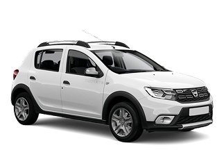 Niso Skiathos Rentals white dacia sandero